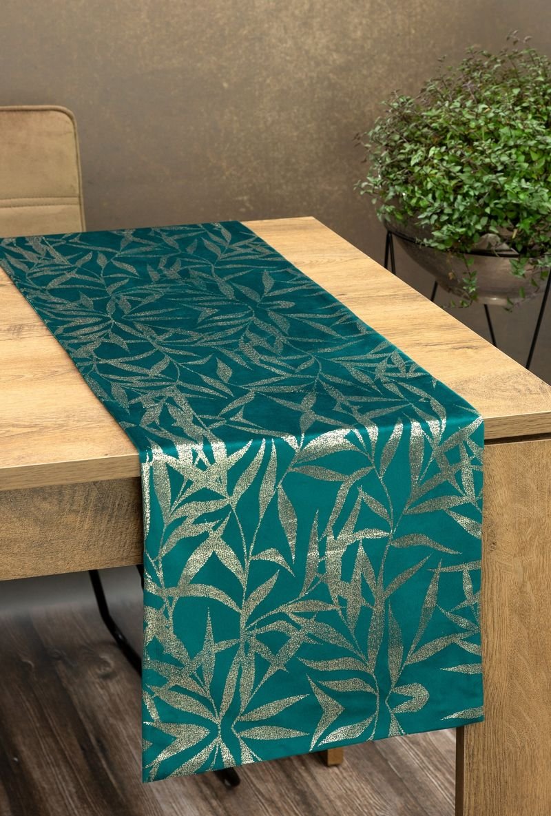 Bieżnik 35 x 180 Dekoracyjny Velvet Blink15 C. Tur