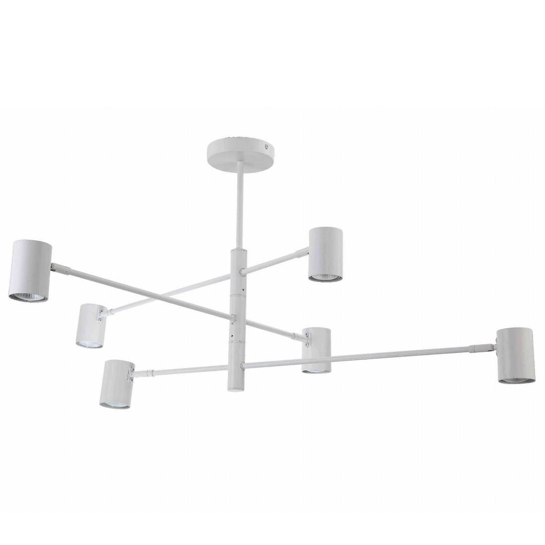 Stylowa, biała lampa z ruchomymi ramionami LP-731/6P WH z serii SNOW