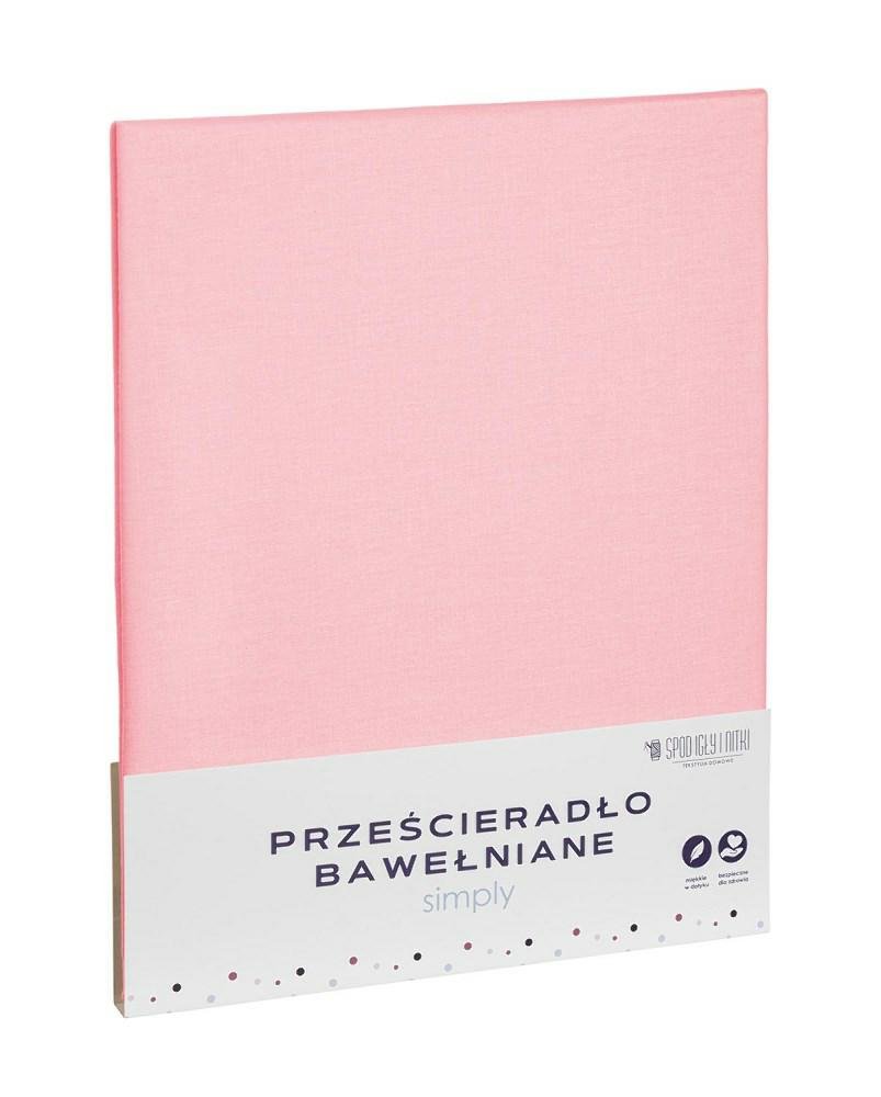 Prześcieradło 180 x 200 Baw bez Gumki Simply Puder