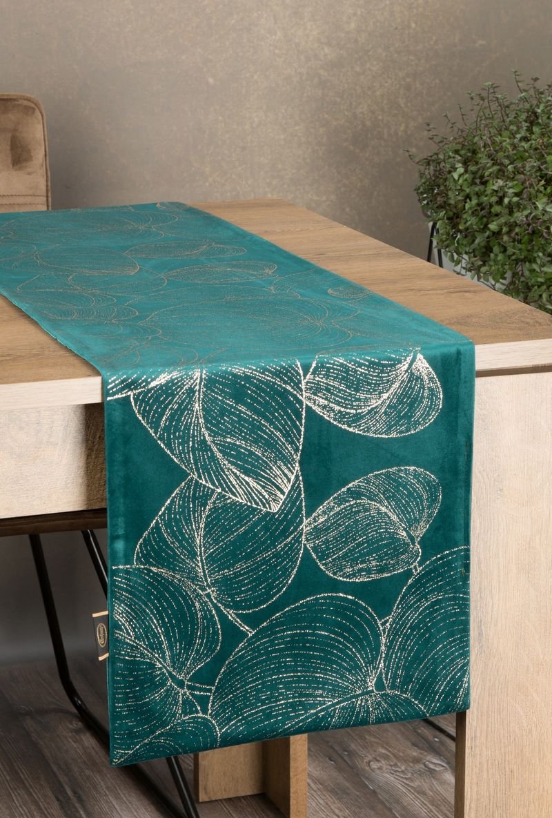 Bieżnik 35 x 220 Dekoracyjny Velvet Blink16 C. Tur