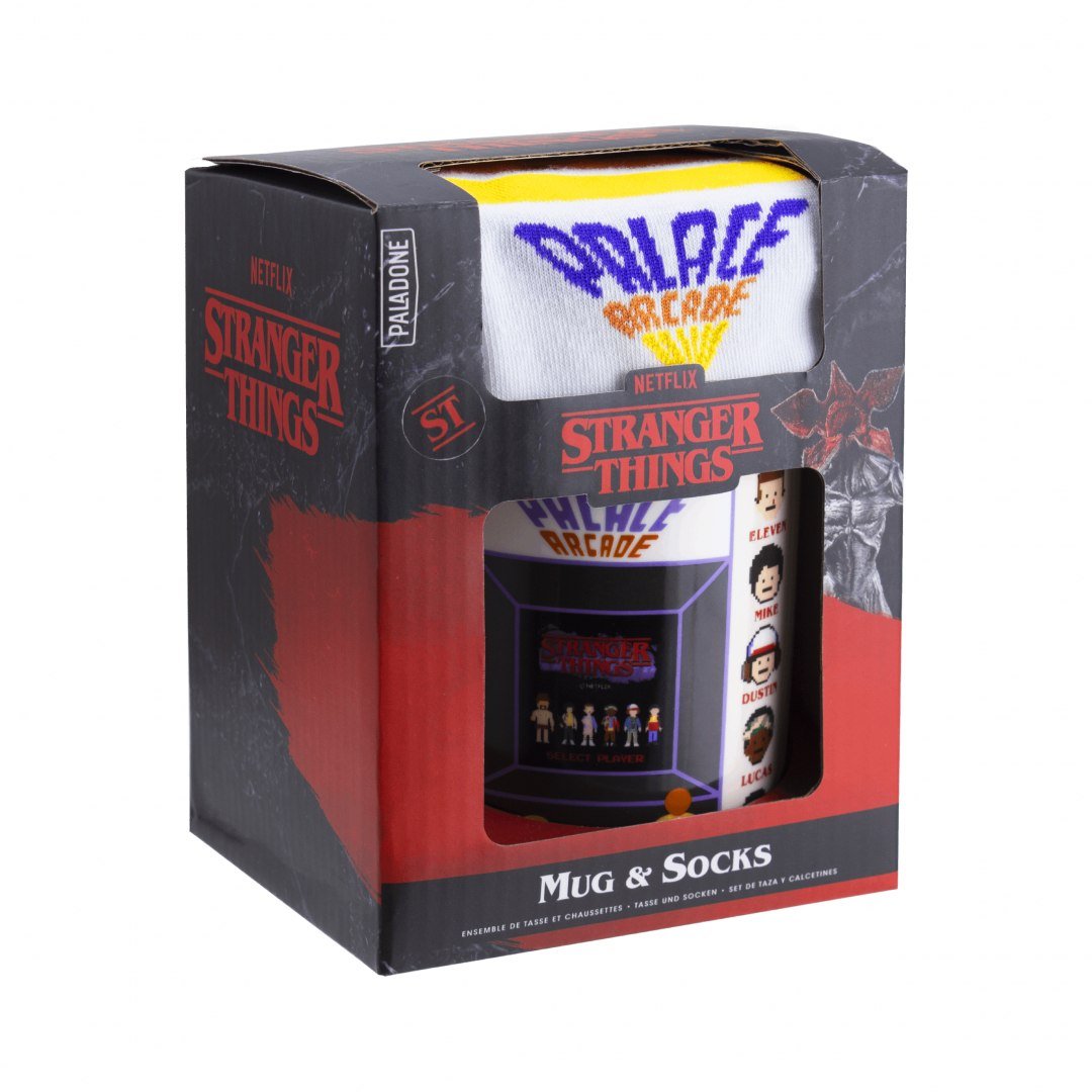 Zestaw prezentowy Stranger Things: kubek plus skarpetki