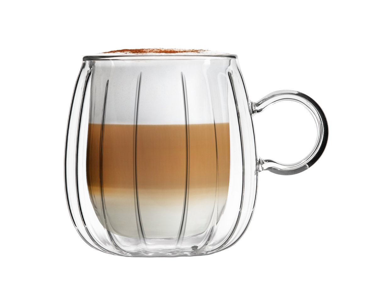 Vialli Design Komplet szklanek z uchem Tulip 8814 2 x 350 ml