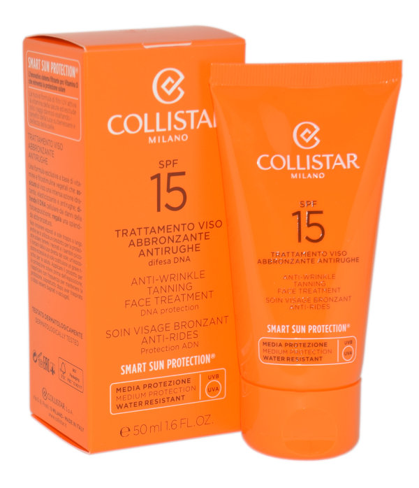 Collistar Anti-Wrinkle Tanning Face Treatment SPF15 50ml