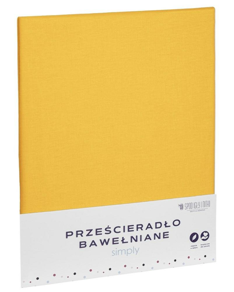 Prześcieradło 200 x 220 Baw bez Gumki Simply Muszt