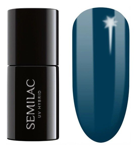 Semilac SEMILAC 406 Blue Tea UV LED Lakier Hybrydowy 7ml 5902751439199