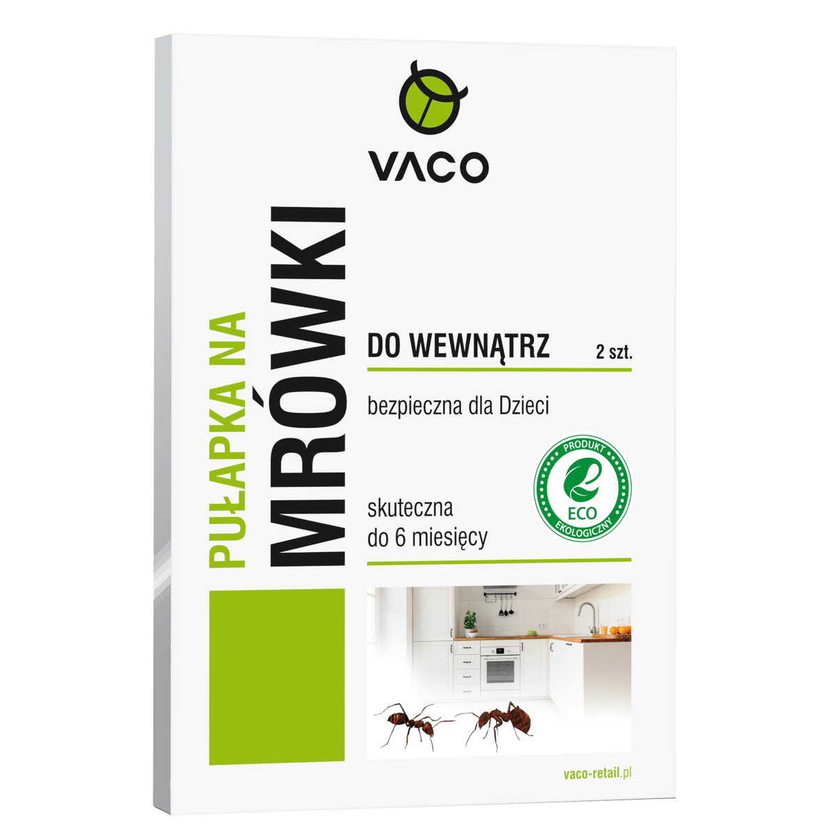 Vaco Eco Pułapka atraktantowa na mrówki do wewnątrz) 2 szt