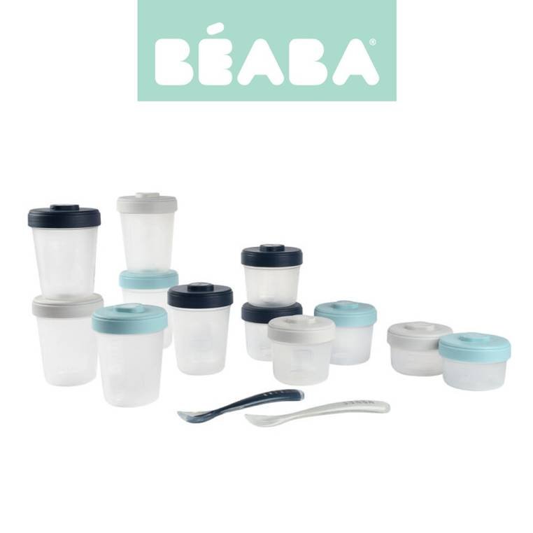 Beaba Zestaw słoiczków Clip do przechowywania jedzenia Storm 2 x 90 ml + 4 x 150 ml + 6 x 250 ml
