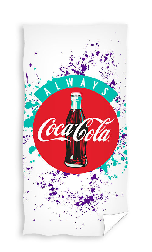 Ręcznik kąpielowy Always Coca Cola, 70 x 140 cm