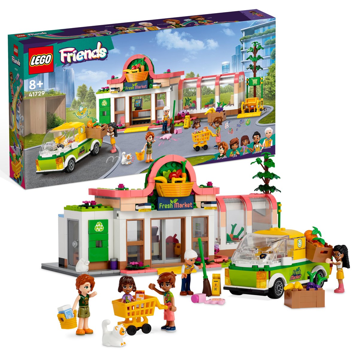 LEGO Friends Sklep spożywczy z żywnością ekologiczną 41729