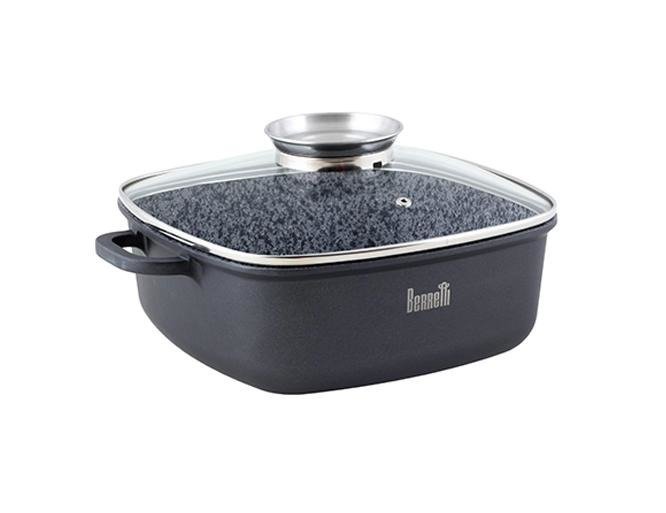 Berretti - Garnek Brytfanna Granite - Indukcja - Gaz - Piekarnik - 6,5 L - Br-2141