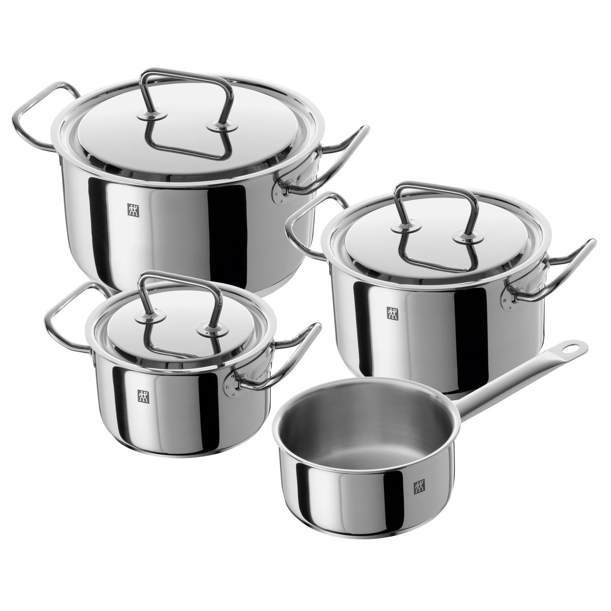 Zwilling zestaw 4 garnków polerowanych