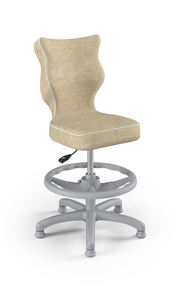 Krzesło do biurka z podnóżkiem, Entelo, Petit Visto 26, rozmiar 3, (wzrost 119-142 cm)