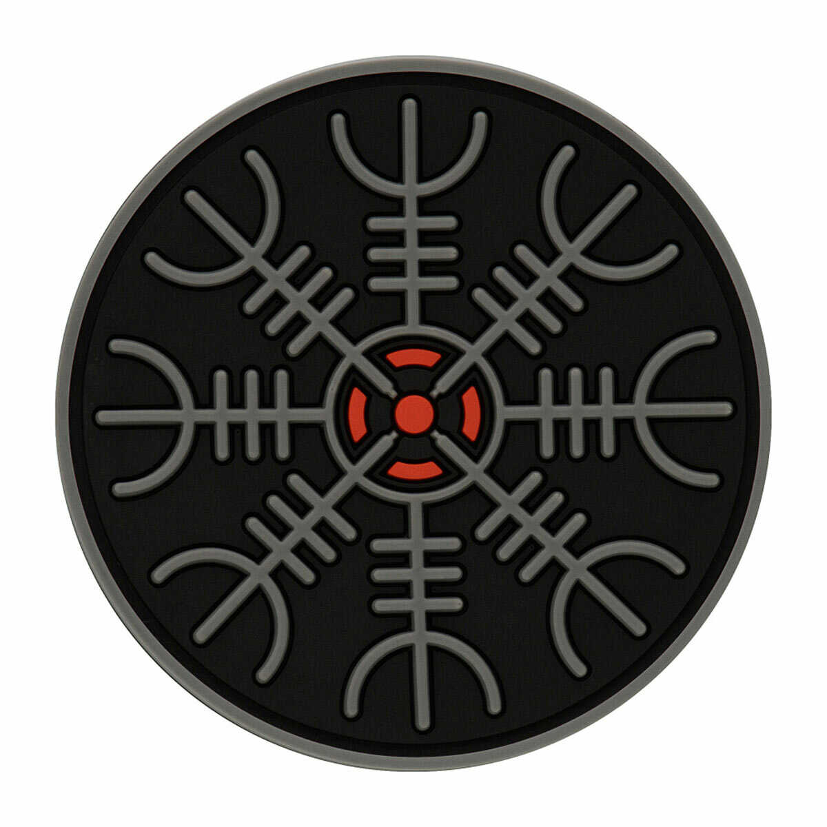Naszywka M-Tac Hełm Grozy 3D PVC - Black/Grey (51221211)