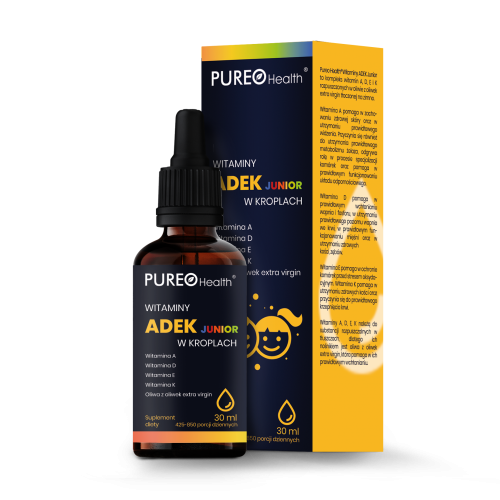 Pureo Health Witaminy ADEK Junior Krople 30 ml