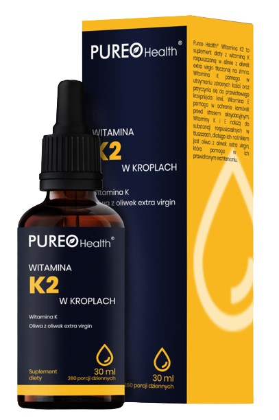 TRADIX GROUP PUREO HEALTH Witamina K2 w kroplach, 30ml