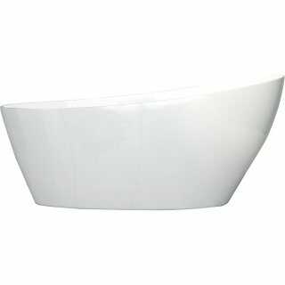 Besco WMD-165-KKB KEYA wanna wolnostojąca klik-klak czarny czyszczony od góry 165 x 70