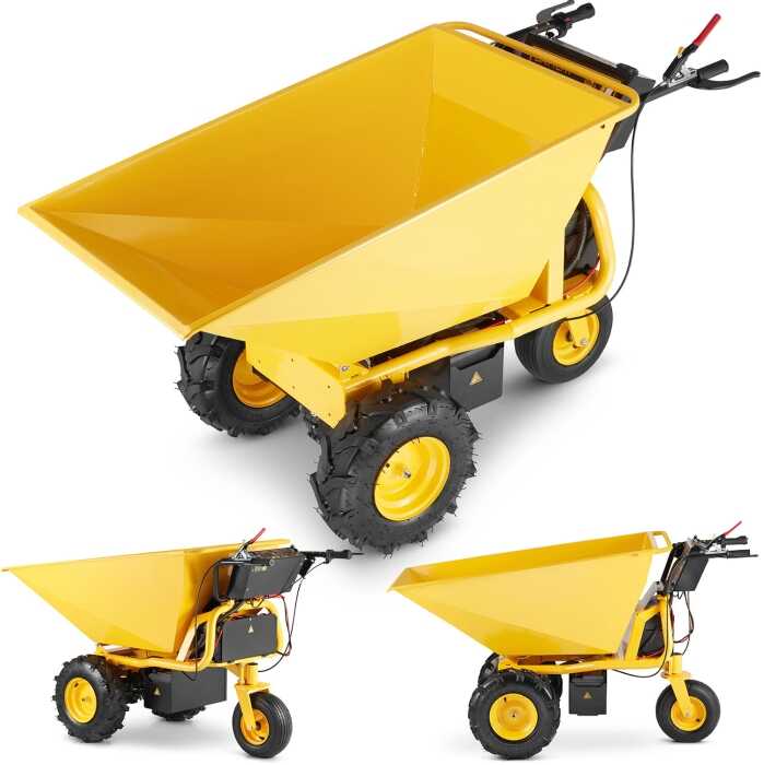Wozidło elektryczne wózek koleba taczka elektryczna HIGHER 500kg 09550