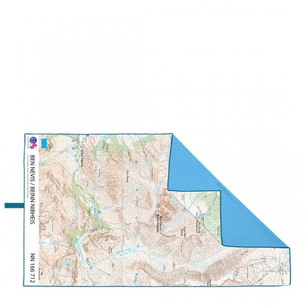 Lifeventure Ręcznik szybkoschnący SoftFibre OS Map Towel Giant, Edinburgh