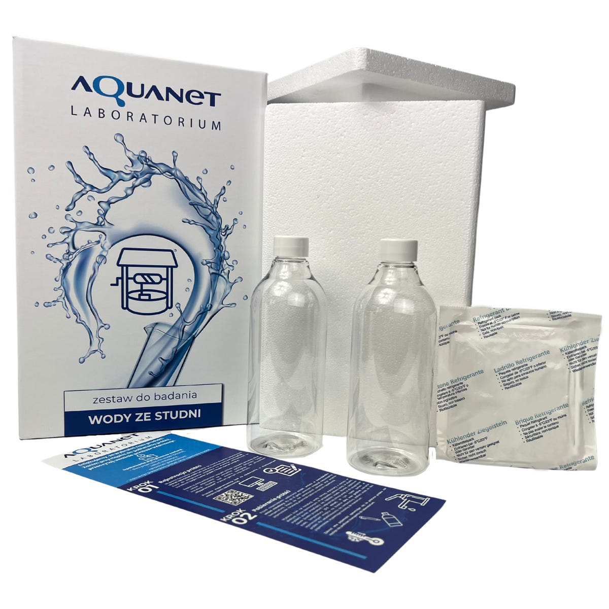 Zestaw do badania wody ze studni Aquanet Laboratorium 5905220361076