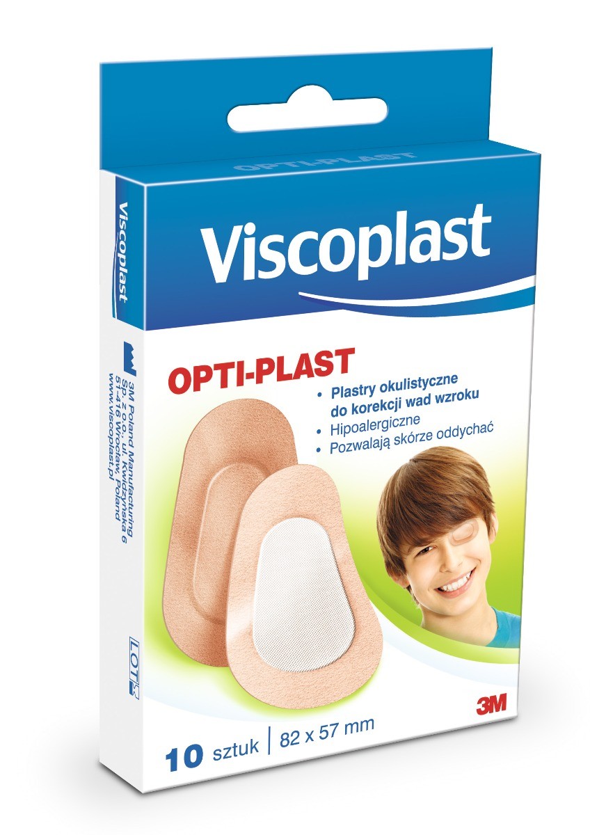 3M VISCOPLAST S.A. Plaster OPTI-PLAST 82x57mm 10 sztuk