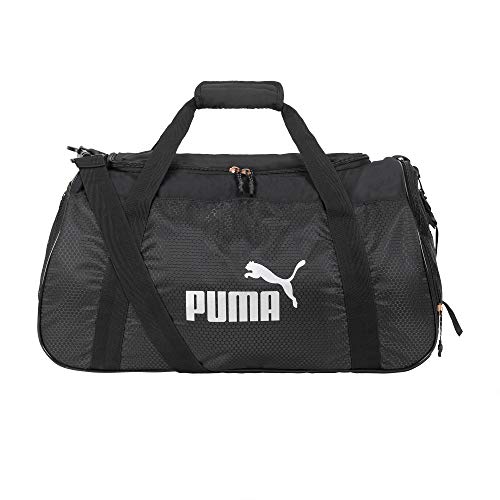 PUMA Damska torba sportowa obronna, czarny/srebrny, One-size, Evercat nr 1 torba sportowa z logo