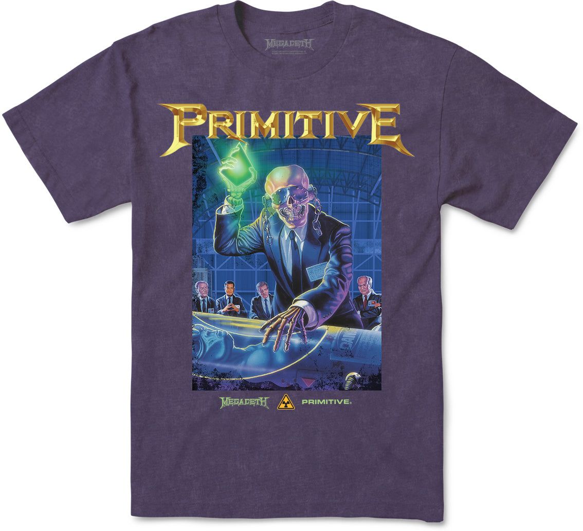 t-shirt męski PRIMITIVE (MEGADETH) RUST IN PEACE TEE Purple