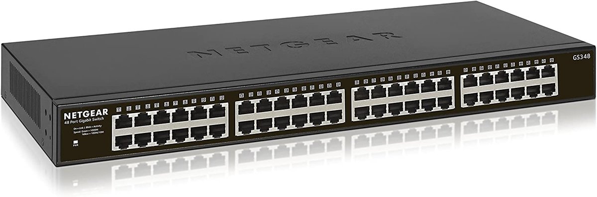 Switch Netgear Gs348 48Xge Rack Przełącznik Dscp