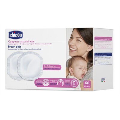 Chicco Antybakteryjne wkładki laktacyjne - 60 szt. 9050693