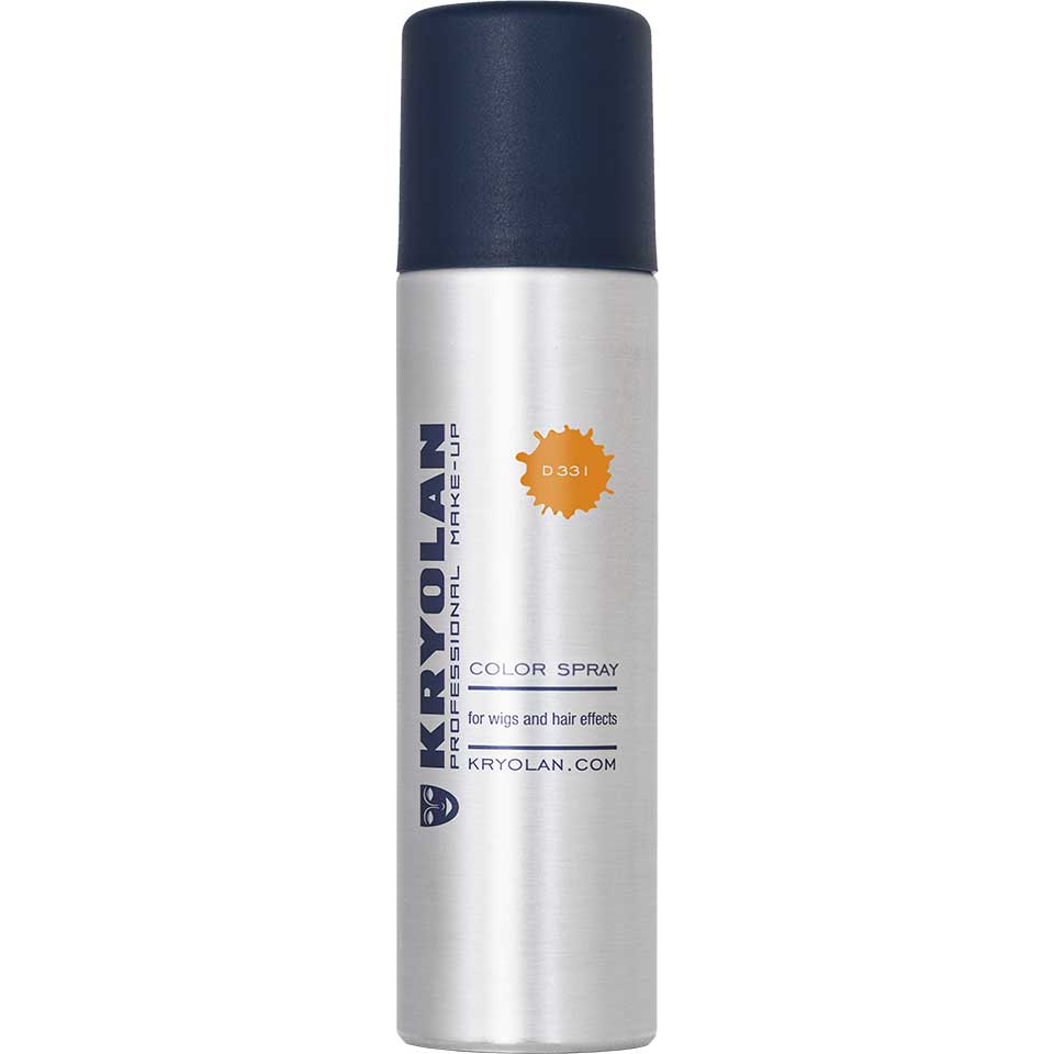 Kryolan, koloryzujący spray do włosów, 150ml, D331 - ORANGE