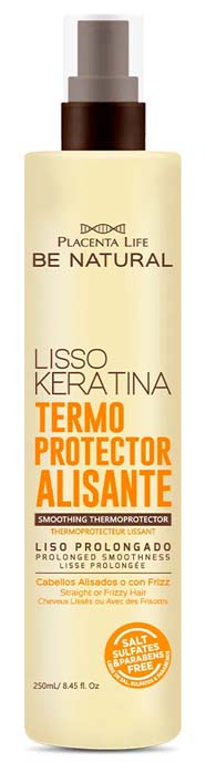 Placenta Life Lisso Keratina, spray termoochronny do włosów puszących się, 250ml