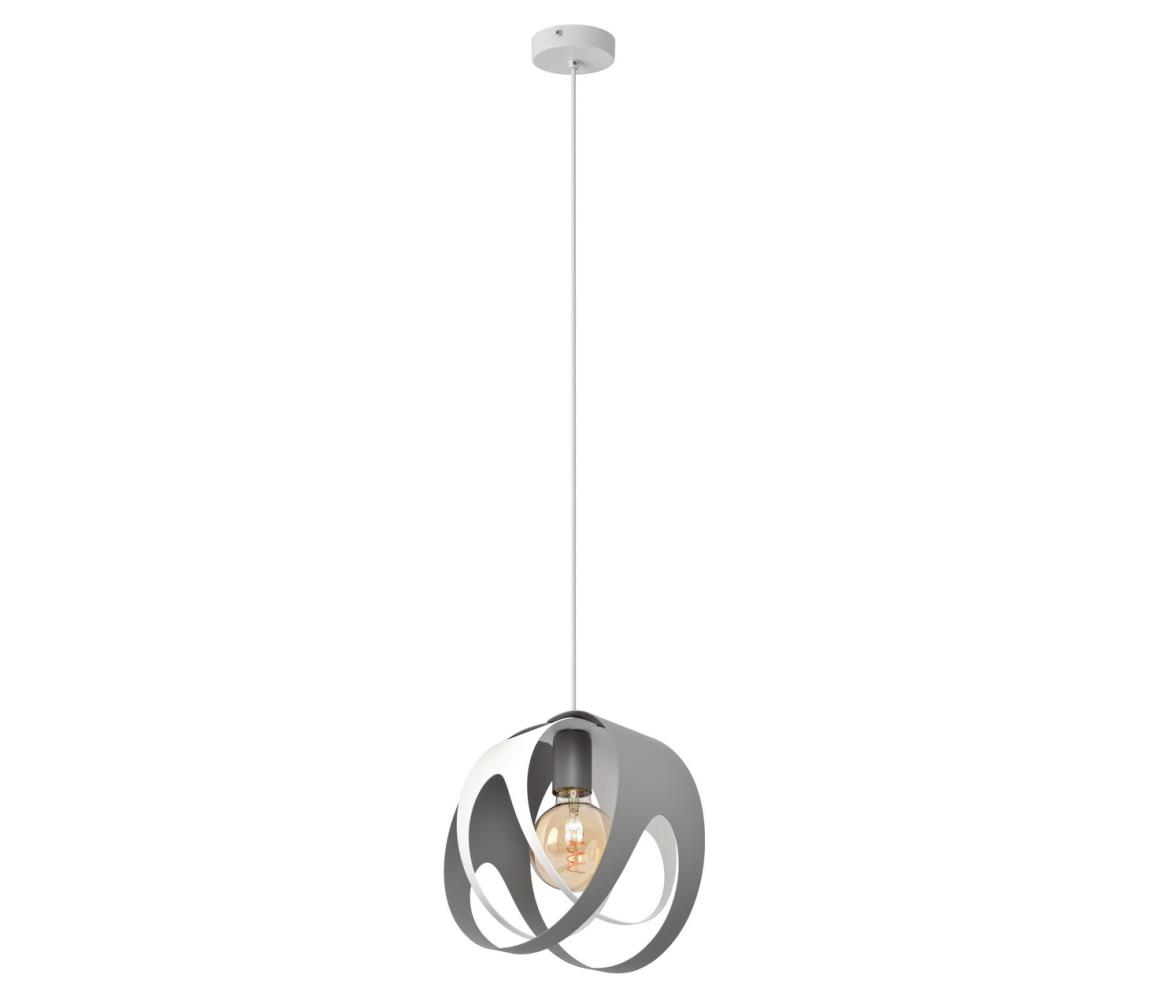 Żyrandol na lince MOONLIGHT 1xE27/60W/230V szary
