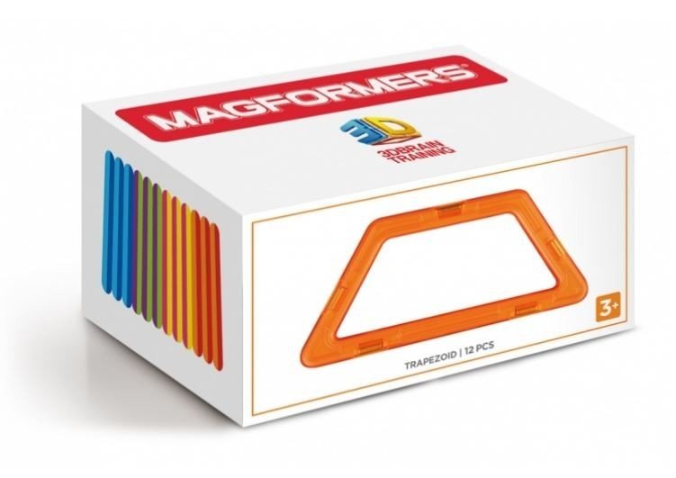 Magformers 3D Trapezy 12 elementów