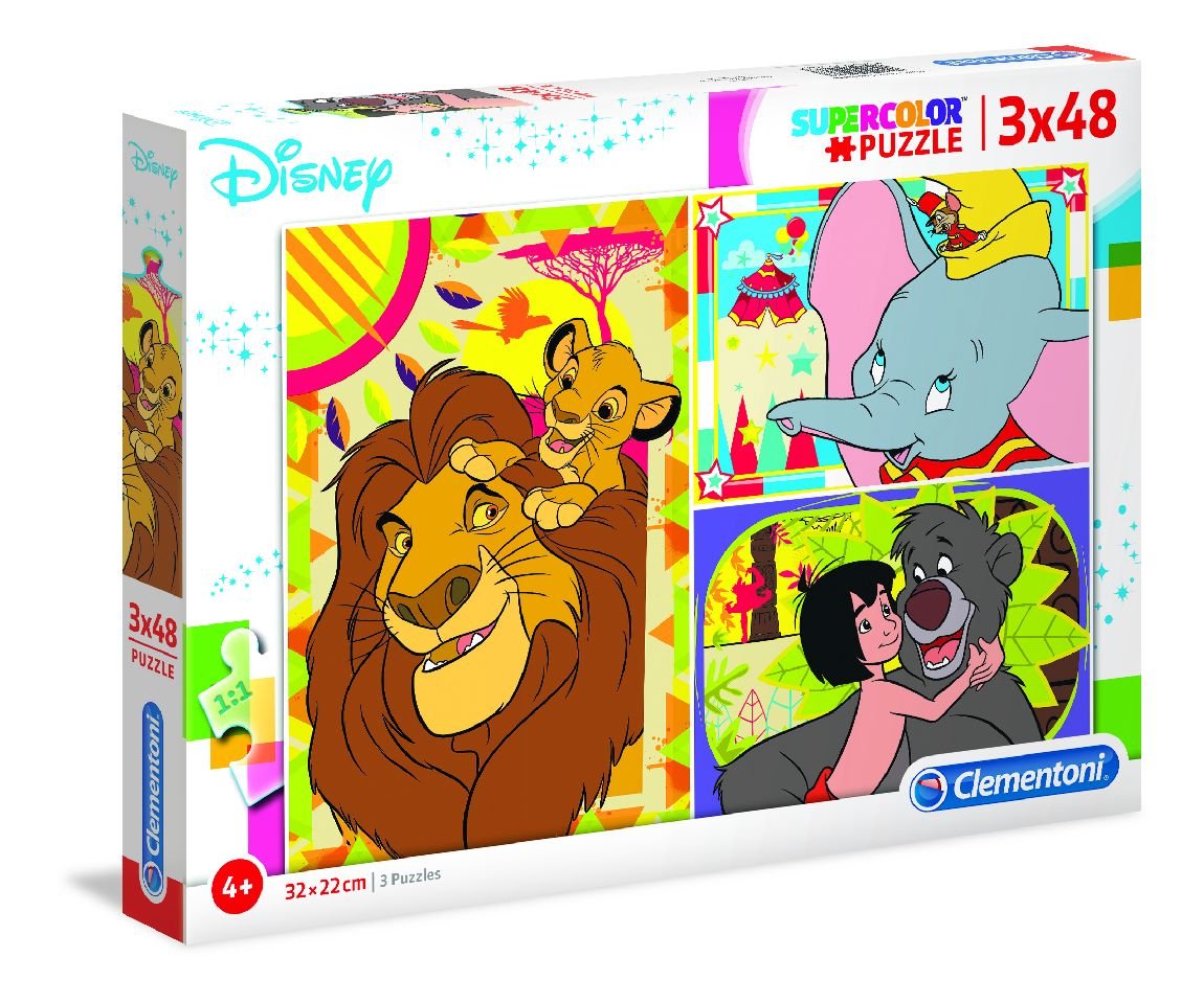 Trefl Puzzle 3x48 SuperColor Classic
