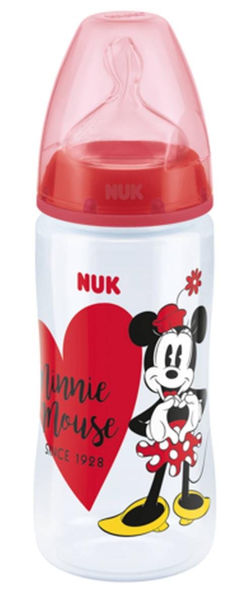 Nuk Butelka First Choice+ M 6-18m 300ml Myszka Miki