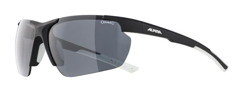 Alpina Okulary na rower DEFEY HR kolor BLACK MATT-WHITE szkło BLACK Cat.3