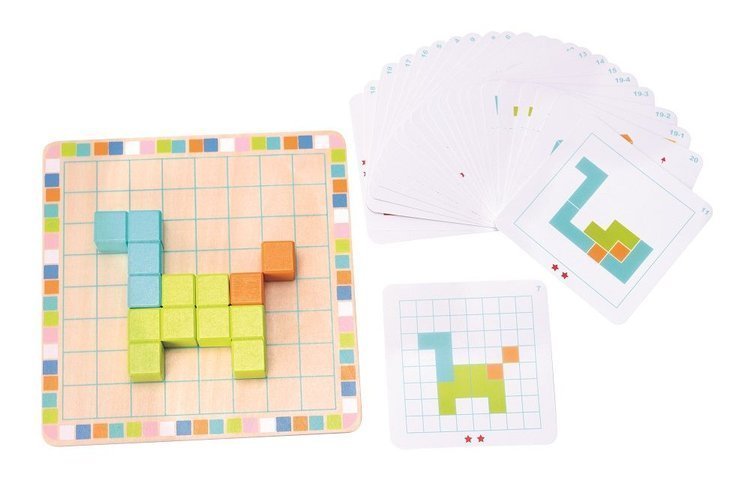 AdamToys Układanka tetris N4037