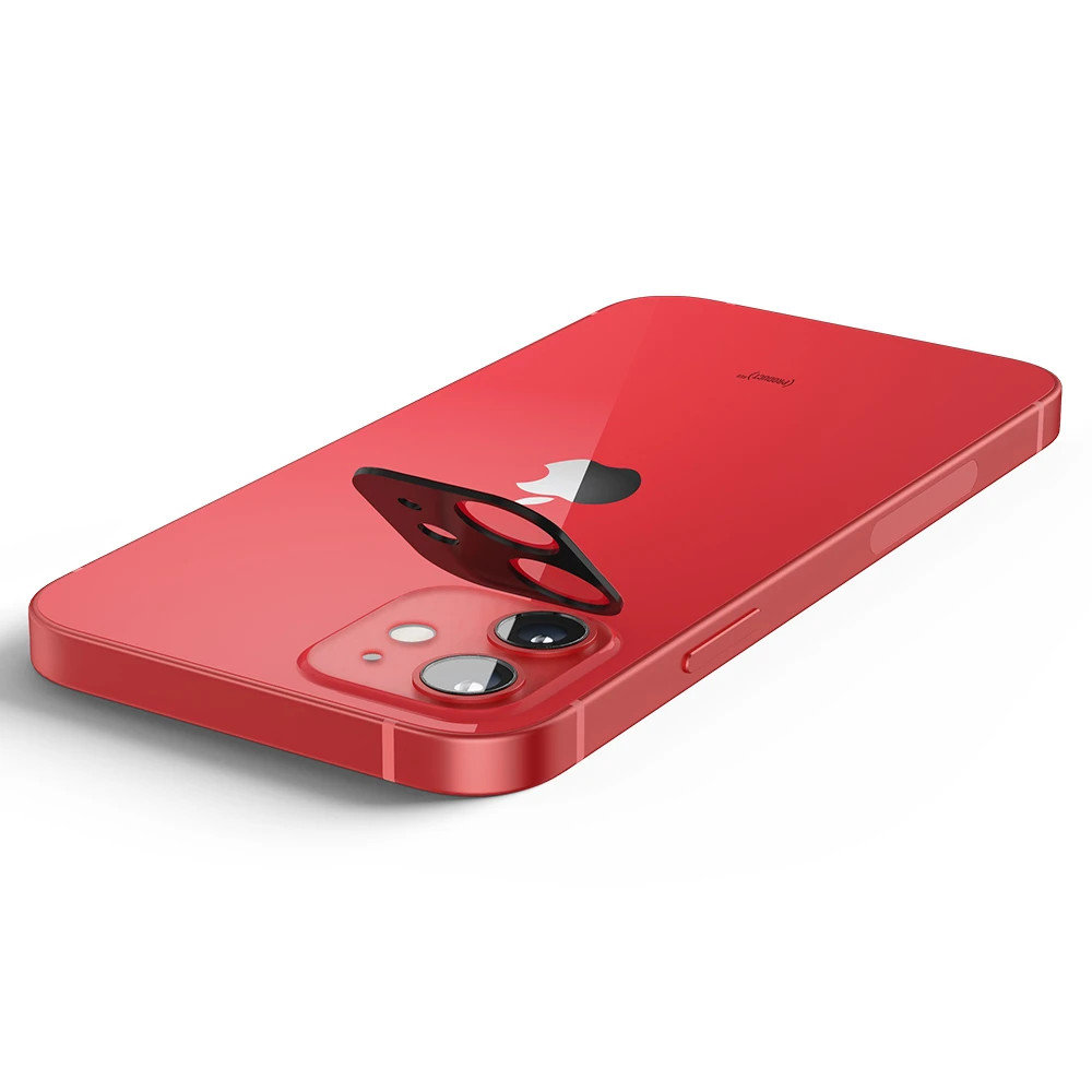 Spigen Szkło na aparat Glas.tr Slim Optik 2-Pack iPhone 12, czerwone 8809756643002