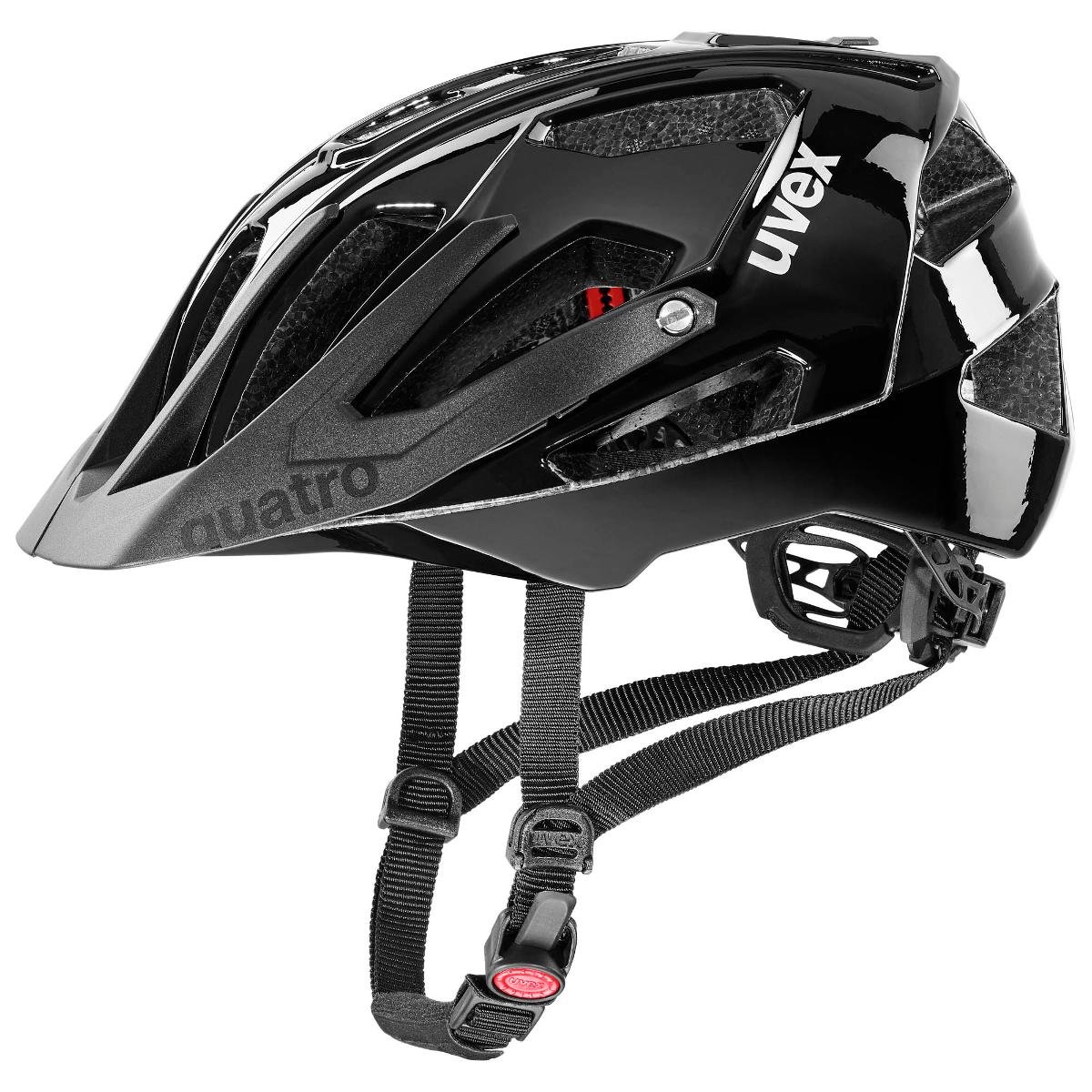 UVEX Quatro Helmet, all black 56-61cm 2021 Kaski MTB S4107753017