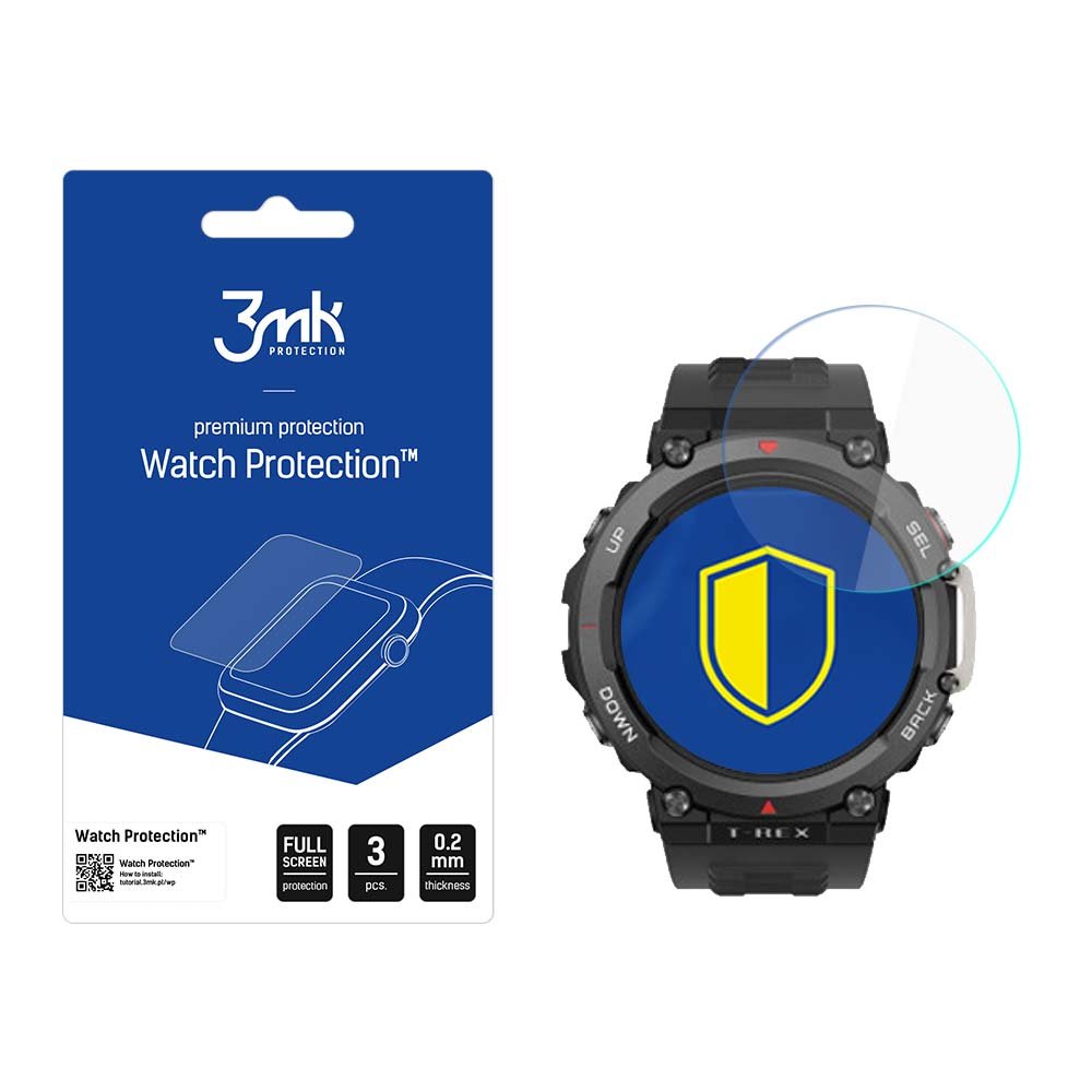 Szkło hybrydowe 3MK Watch Protection do Amazfit T-Rex 2