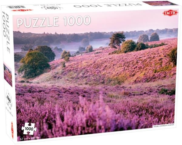 Tactic Puzzle 1000el Landscape: Moors Covered in Heather