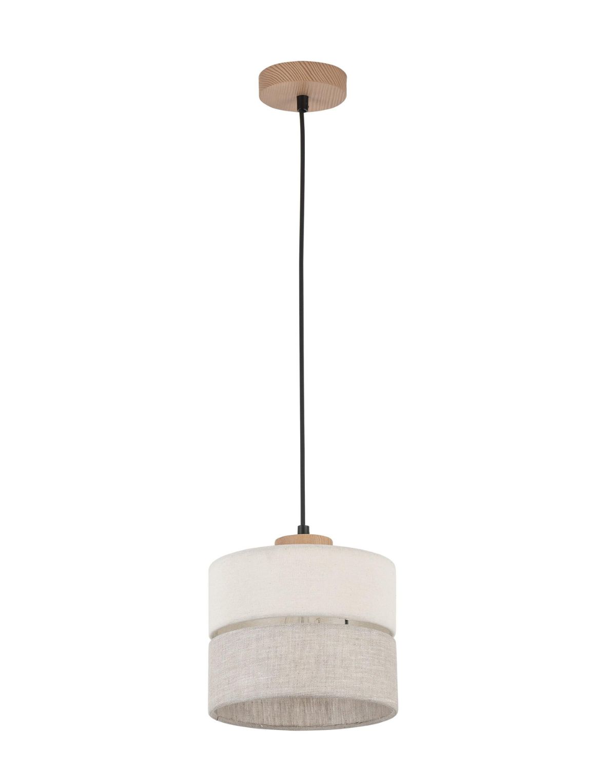 Lampa wisząca nad stół Eco200, sufitowa, boho drewniana, do salonu
