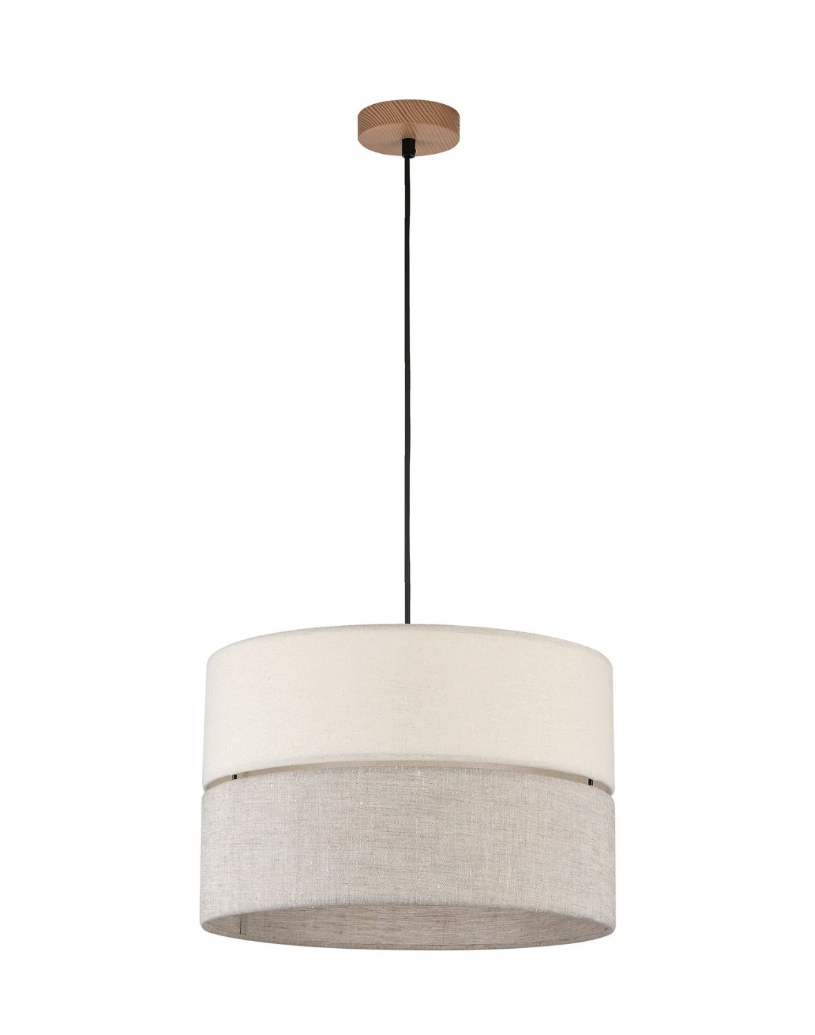 Lampa wisząca nad stół Eco380, sufitowa, boho drewniana, do salonu