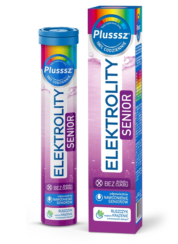Polski Lek Plusssz Elektrolity Senior 100% Complex x 24 tabl musujące