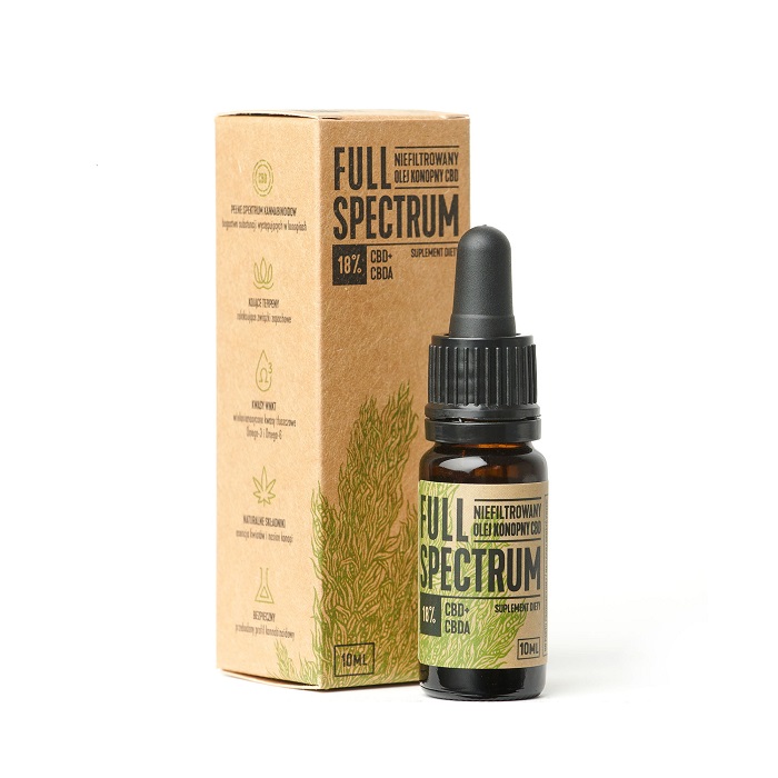 Full Spectrum Olejek Konopny CBD+CBDa 18% 10 ml