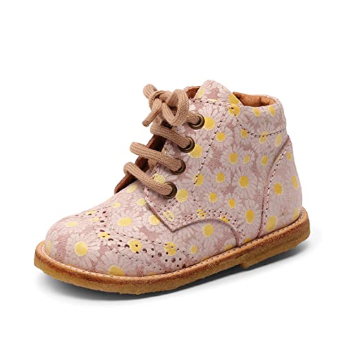 Bisgaard Chłopięce buty dziecięce Tine First Walker Shoe, Rose Flowers, 23 EU, Rose Flowers, 23 EU