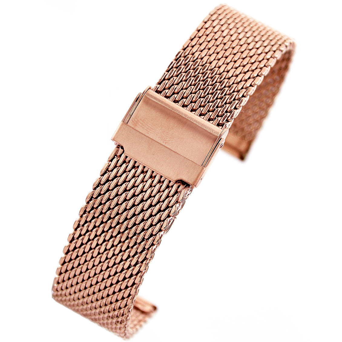 Bransoleta - siatka mesh PRO2408 - IPRosegold - 24mm