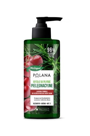 Herbapol Polana Mydło w płynie Wiśnia Rozmaryn 390 ml