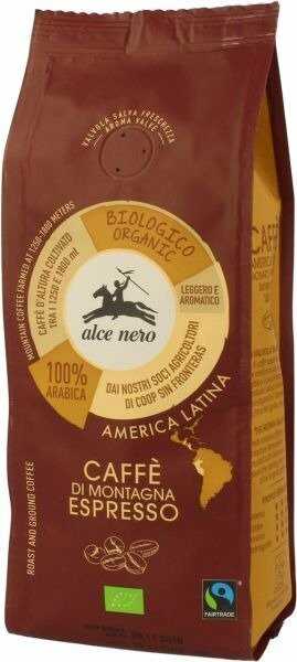 Alce Nero Kawa Mielona 100% Arabica Espresso Fair Trade 250g