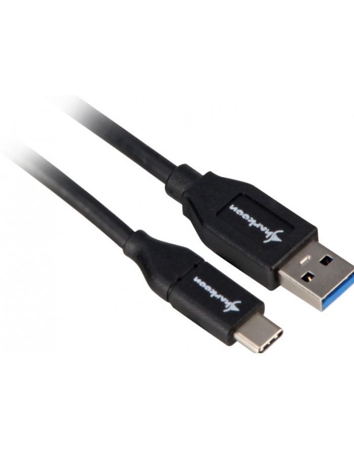 Sharkoon USB 3.1 Cable A-C - black - 1m 4044951021147