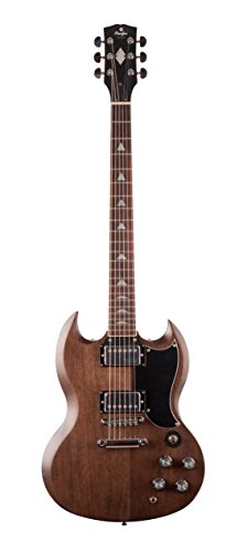 Prodipe 6-strunowa gitara elektryczna masywna (GS 300 BR brązowy)